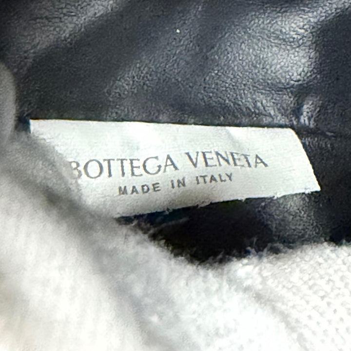 極美品★BOTTEGAVENETA ボッテガヴェネタ 754443 ウォレス イントレチャート レザー ハンドバッグ ダークグレー 定価445500円 保存袋付き