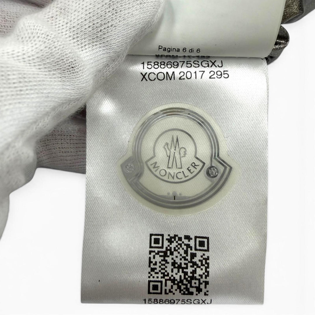 極美品☆MONCLER モンクレール ラニア PM ショルダーバッグ ロゴワッペン ボア レザー ブラック イタリア製 レディース 保存袋付き