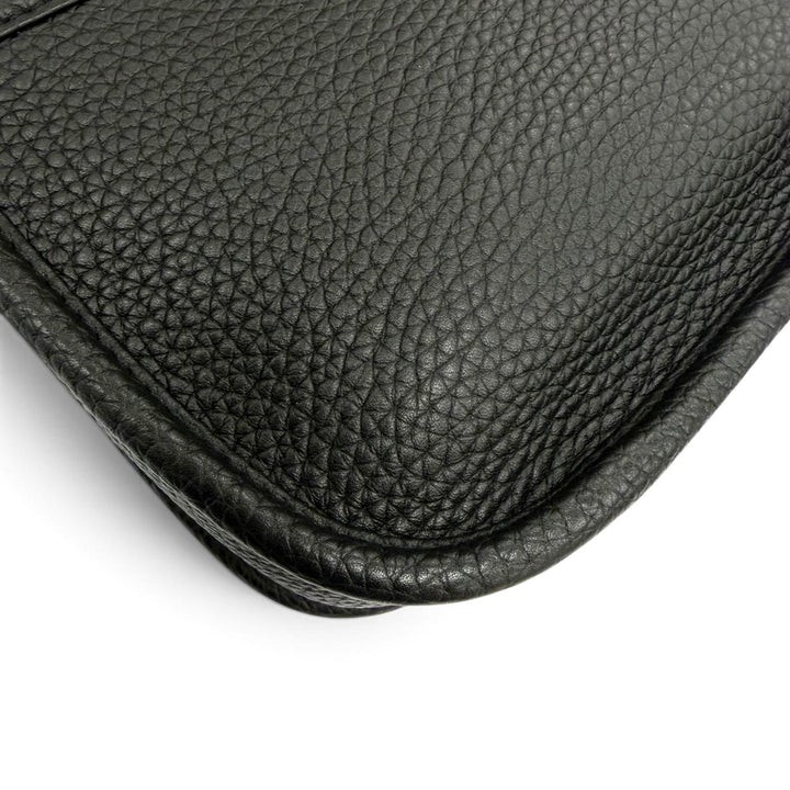 極美品☆MONCLER モンクレール ラニア PM ショルダーバッグ ロゴワッペン ボア レザー ブラック イタリア製 レディース 保存袋付き