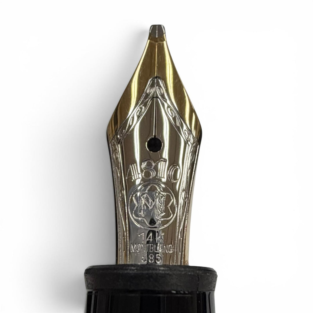 極美品▼MONTBLANC モンブラン マイスターシュテュック 145 クラシック オマージュ ア フレデリック ショパン ペン先14K Bニブ 万年筆