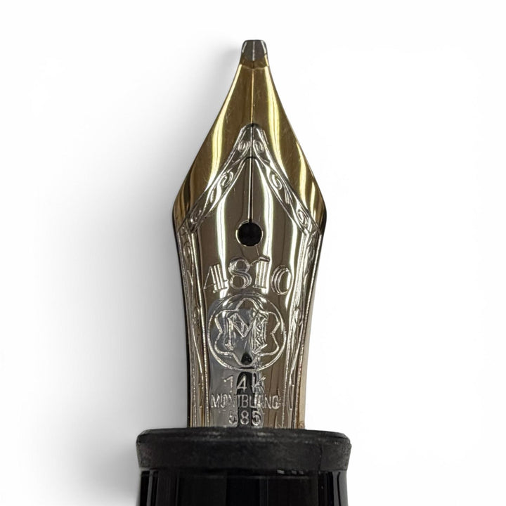 極美品▼MONTBLANC モンブラン マイスターシュテュック 145 クラシック オマージュ ア フレデリック ショパン ペン先14K Bニブ 万年筆