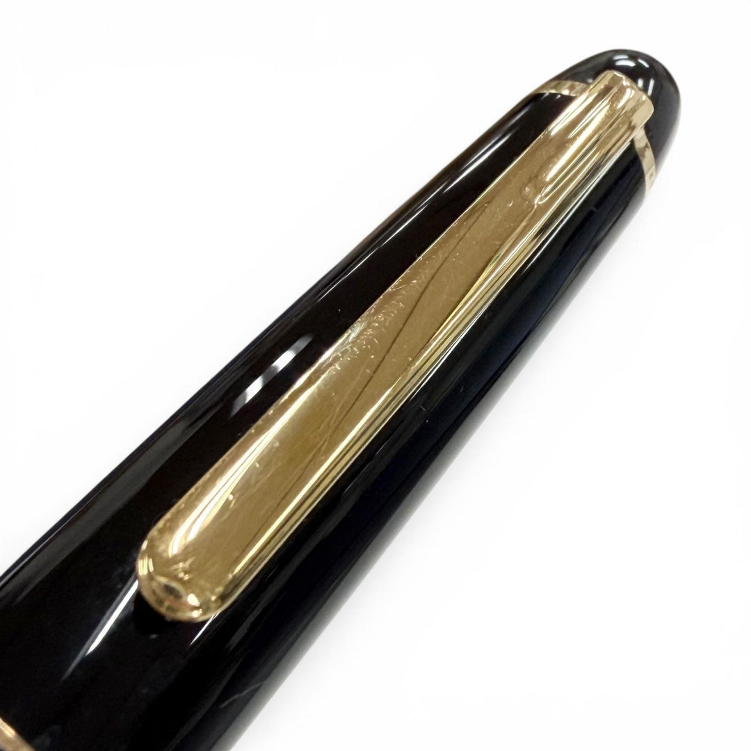 極美品▼MONTBLANC モンブラン マイスターシュテュック 145 クラシック ル グラン ペン先14K Fニブ ボールペン 2本セット 万年筆 筆記◎