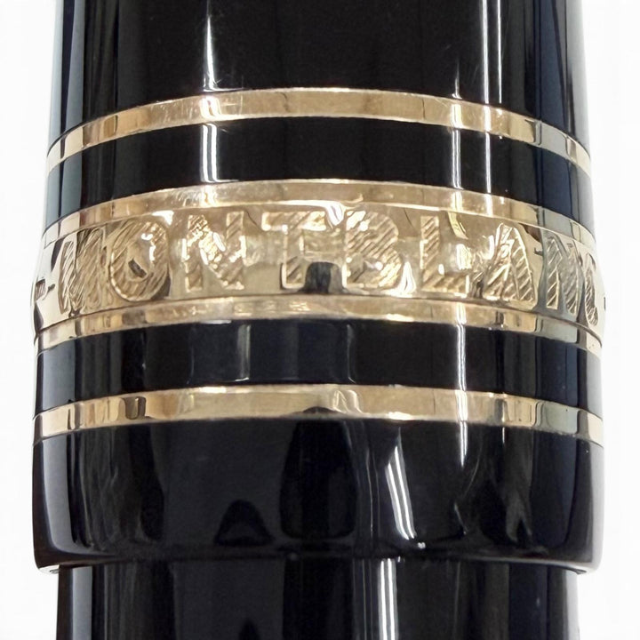 極美品▼MONTBLANC モンブラン マイスターシュテュック 145 クラシック ル グラン ペン先14K Fニブ ボールペン 2本セット 万年筆 筆記◎
