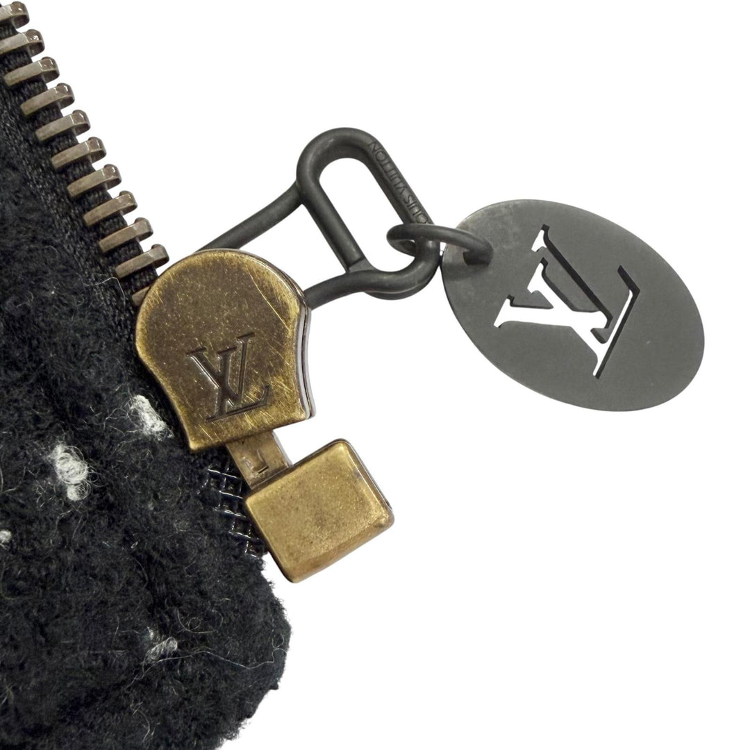 極美品△LOUIS VUITTON ルイヴィトン 2022年 アルパインジャガード ジップアップ ジャケット ブラック 34 正規品 ハンガー・ガーメント付