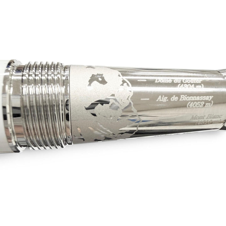 美品□MONTBLANC マイスターシュテュック ソリテール 145 トリビュート・トゥ・ザ・モンブラン・クラシック 18K Fニブ 万年筆 ドイツ製