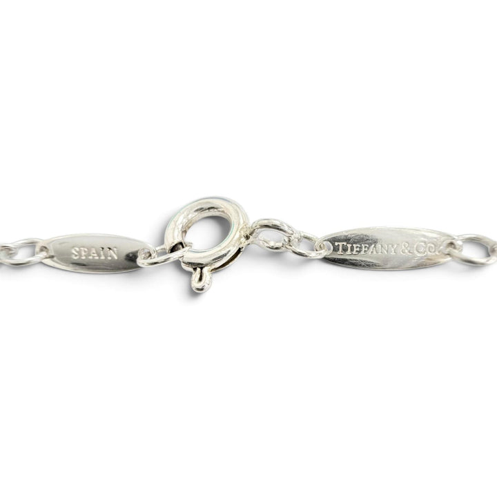 極美品△TIFFANY&amp;Co. ティファニー カラー バイザヤード ペンダント AG925 アメジスト ネックレス パープル 重量1.9g 2026年1月購入品