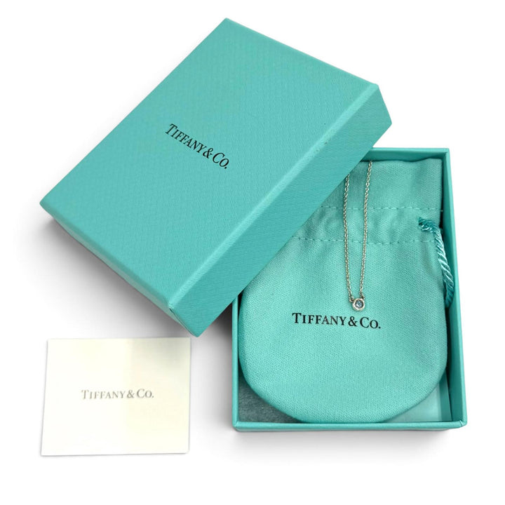 美品★TIFFANY&amp;Co. ティファニー エルサペレッティ カラー バイ ザ ヤード アクアマリン ペンダント AG925 2025年1月購入品 重量1.7g