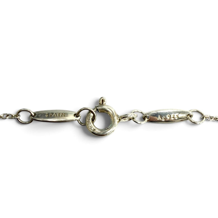 美品★TIFFANY&amp;Co. ティファニー エルサペレッティ カラー バイ ザ ヤード アクアマリン ペンダント AG925 2025年1月購入品 重量1.7g