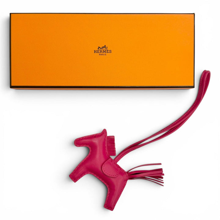 美品△HERMES エルメス ロデオチャーム PM アニョーミロ ソーローズメキシコ バッグチャーム Y刻印 フランス製 レディース 箱付き