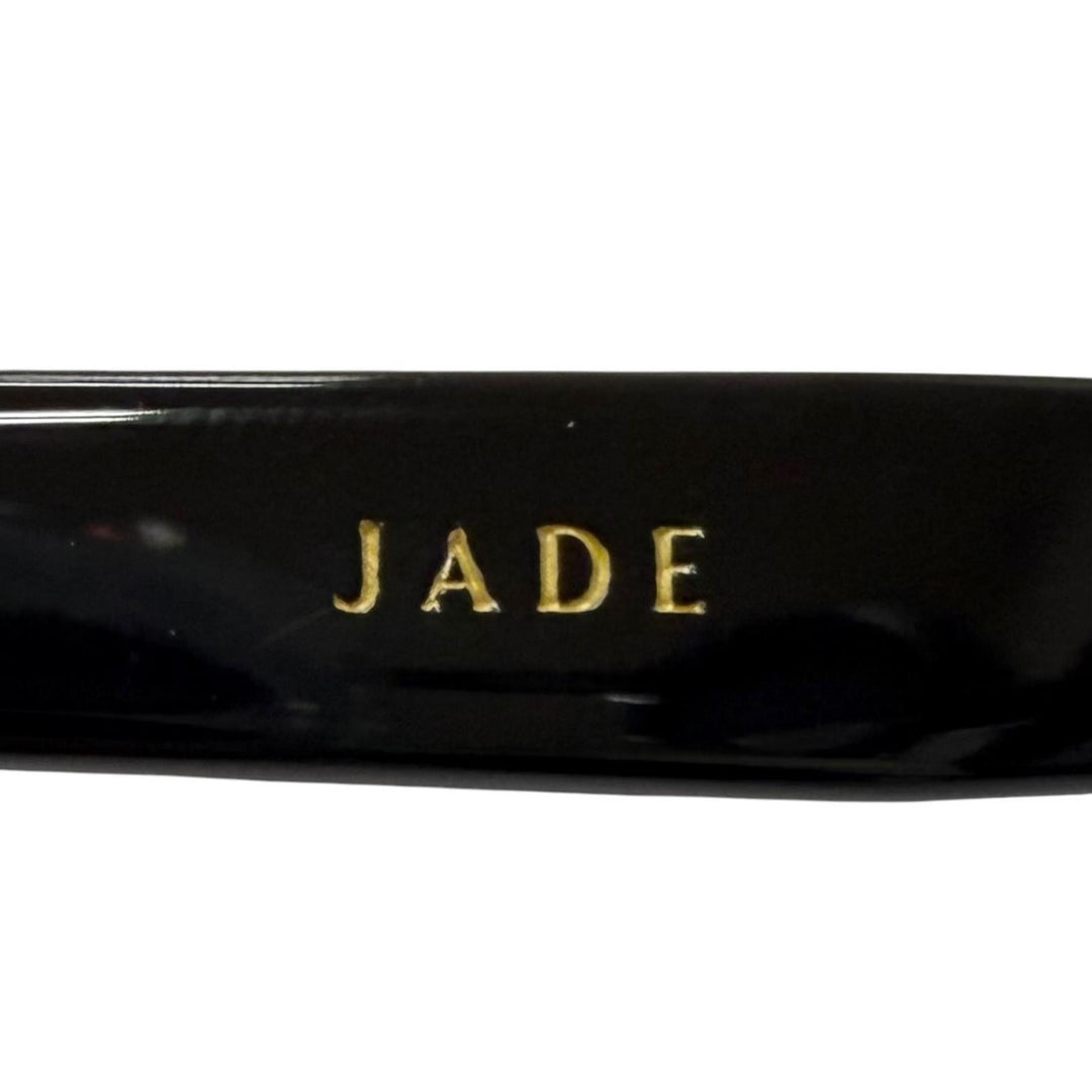 美品□GENTLE MONSTER ジェントルモンスター JADE ウェリントンフレーム アイウェア サングラス ブラック ブルーレンズ 63□17-146 度無