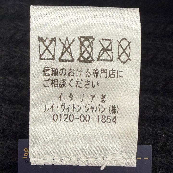 美品▼LOUIS VUITTON ルイヴィトン 2026年製 M77872 LV ヘッドライン ウール100% ビーニー 帽子 ニットキャップ ブラック 正規品 メンズ