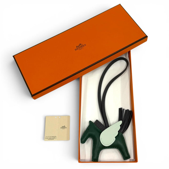 極美品★HERMES エルメス ロデオチャーム ペガサスPM アニョーミロ ヴォースイフト バッグチャーム W刻印 フランス製 レディース 箱付き