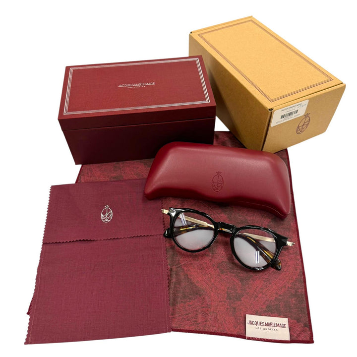 極美品▼JACQUESMARIEMAGE ジャックマリーマージュ JMMSHE01AF DESNOS 世界500本限定 215/500 メガネ 眼鏡 アイウェア 49□22 デモレンズ