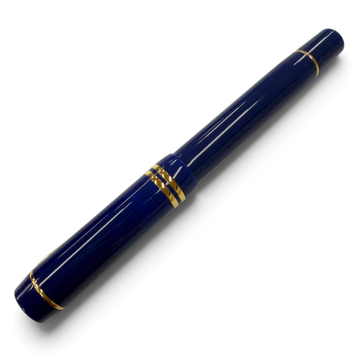 極美品▼PARKER パーカー デュオフォールド ラピスラズリGT M センテニアル ペン先18K Mニブ 万年筆 ブルー ゴールド フランス製 箱付き