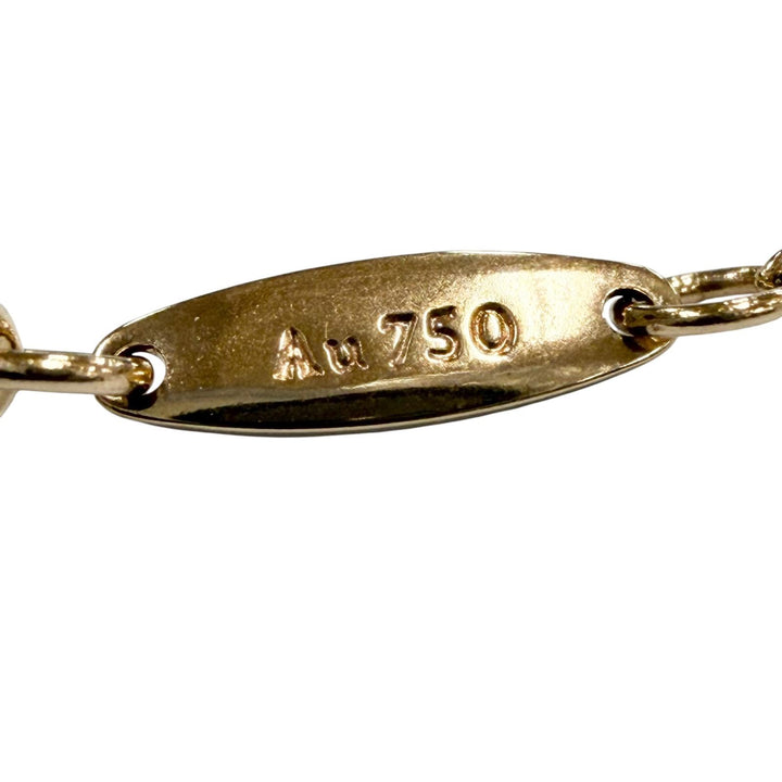 極美品▼TIFFANY&amp;Co. ティファニー バイザヤード 750(PG) 1Pダイヤモンド 約0.14ct 26年6月購入 ネックレス ゴールド 重量2.3g 箱付き