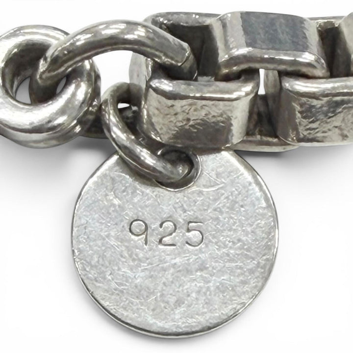 美品▼TIFFANY&amp;Co. ティファニー ベネチアン 925 チェーン ブレスレット シルバー 重量16.65g メンズOK レディース アクセサリー