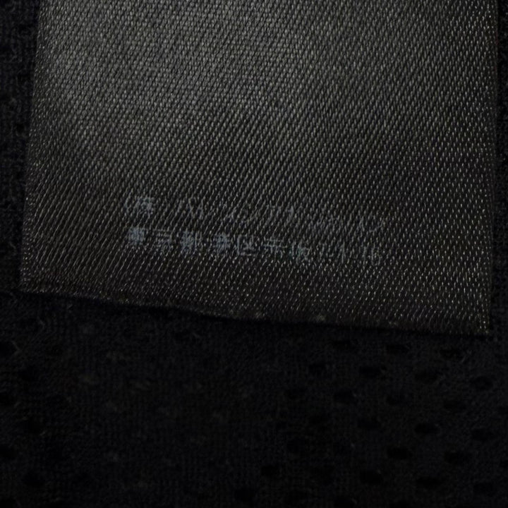 美品▼BALENCIAGA バレンシアガ 529213 ロゴプリント デニム切替 オーバーサイズ ZIPUP ポプリンシャツ トラックジャケット 34 正規品