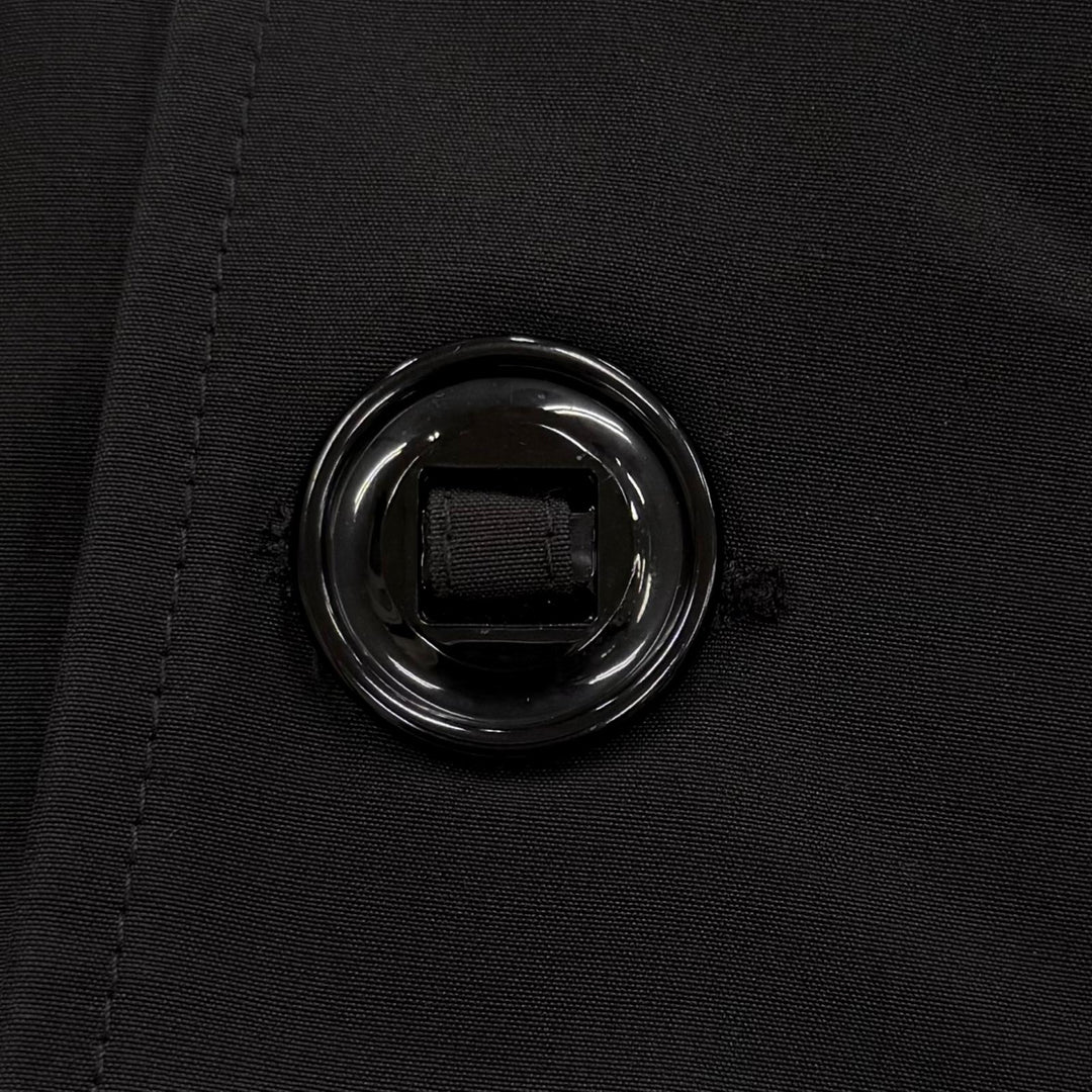 美品▼CANADA GOOSE カナダグース 3438JM Jasper Parka ロゴワッペン ファー フーデッド ダウンジャケット S サザビーリーグ 国内正規品