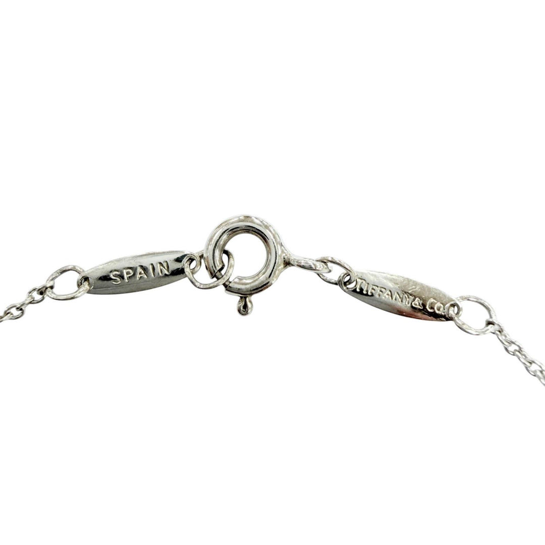 美品☆TIFFANY&amp;Co. ティファニー エルサペレッティ ダイアモンド バイザヤード ブレスレット 925 1Pダイヤモンド シルバー 重量0.9g