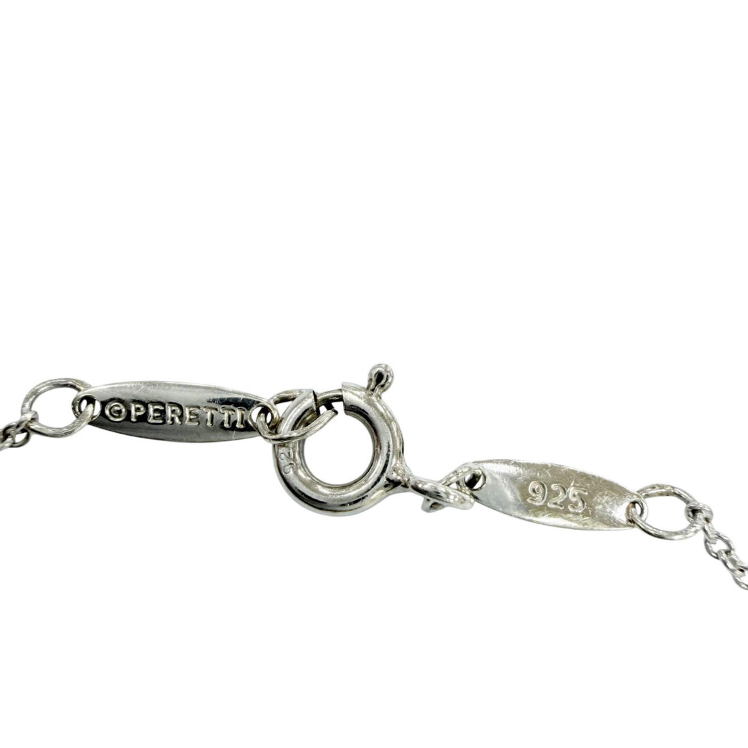 美品☆TIFFANY&amp;Co. ティファニー エルサペレッティ ダイアモンド バイザヤード ブレスレット 925 1Pダイヤモンド シルバー 重量0.9g