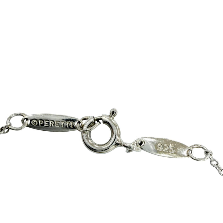美品☆TIFFANY&amp;Co. ティファニー エルサペレッティ ダイアモンド バイザヤード ブレスレット 925 1Pダイヤモンド シルバー 重量0.9g