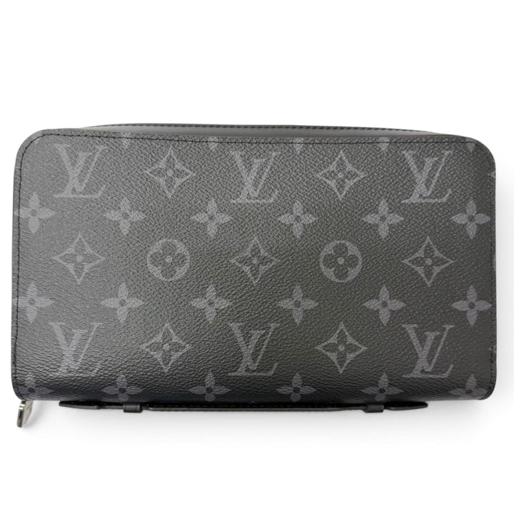 極美品□LOUIS VUITTON ルイヴィトン M61698 ジッピーXL モノグラムエクリプスキャンバス ラウンドジップ オーガナイザー 長財布 仏製
