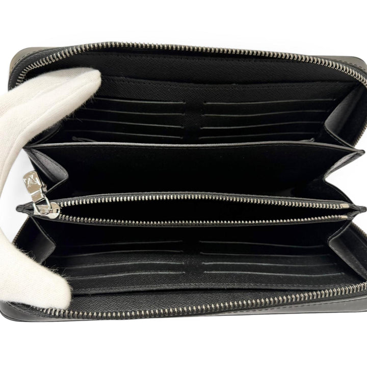 極美品□LOUIS VUITTON ルイヴィトン M61698 ジッピーXL モノグラムエクリプスキャンバス ラウンドジップ オーガナイザー 長財布 仏製