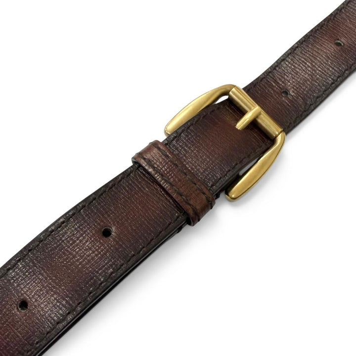 極美品□Berluti ベルルッティ トワルマルブフ レザー カリグラフィ スクリット 総柄 2WAY ショルダーバッグ ボストンバッグ ボルドー 伊製