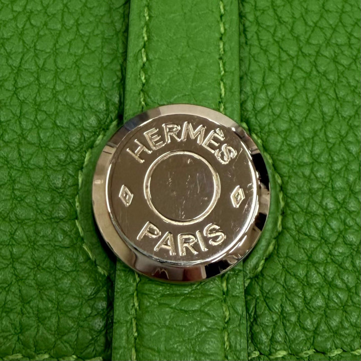 美品★HERMES エルメス ドゴン GM デュオ バンブー トゴ シルバー金具 セリエ金具 長財布 ロングウォレット B刻印 仏製 レディース 箱付
