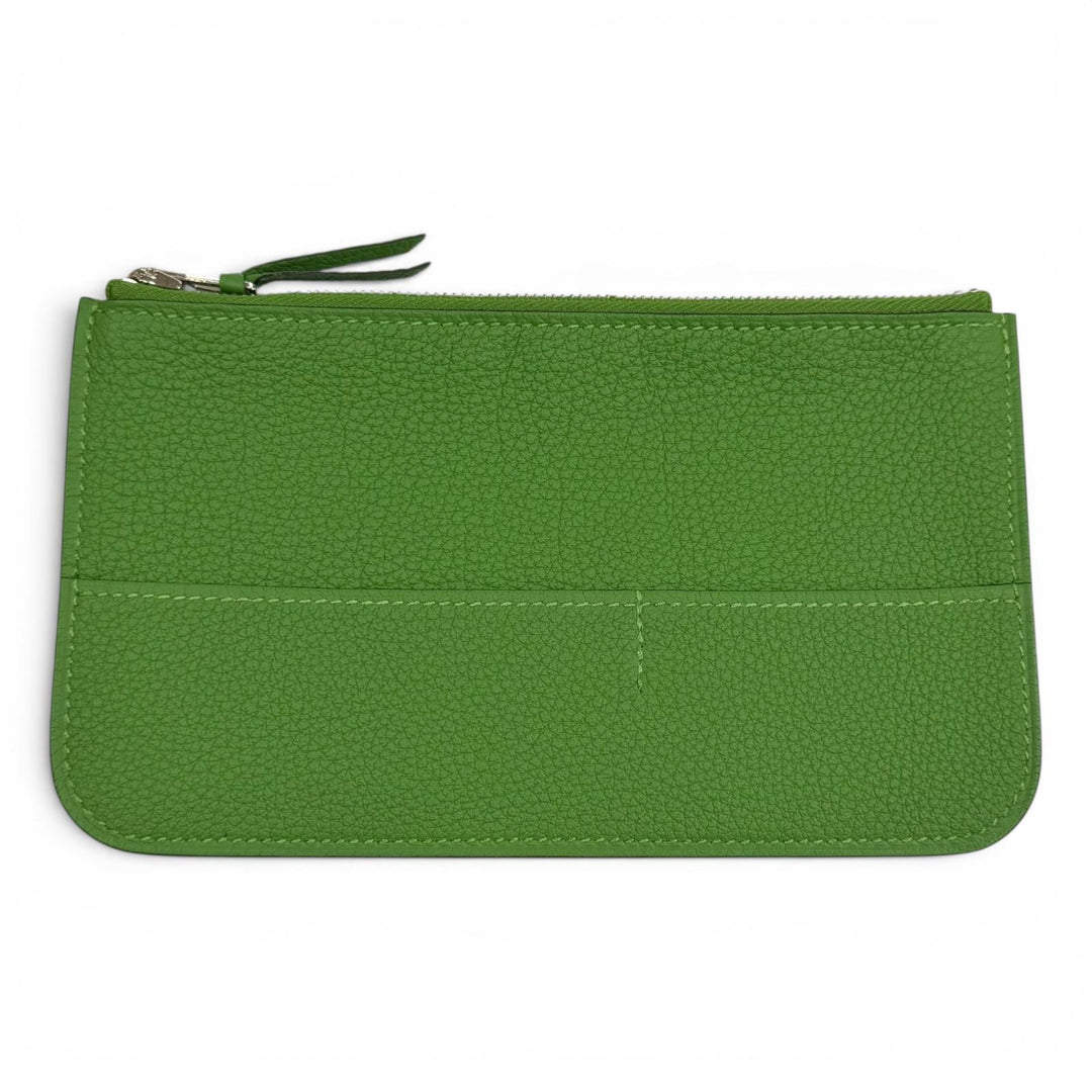 美品★HERMES エルメス ドゴン GM デュオ バンブー トゴ シルバー金具 セリエ金具 長財布 ロングウォレット B刻印 仏製 レディース 箱付