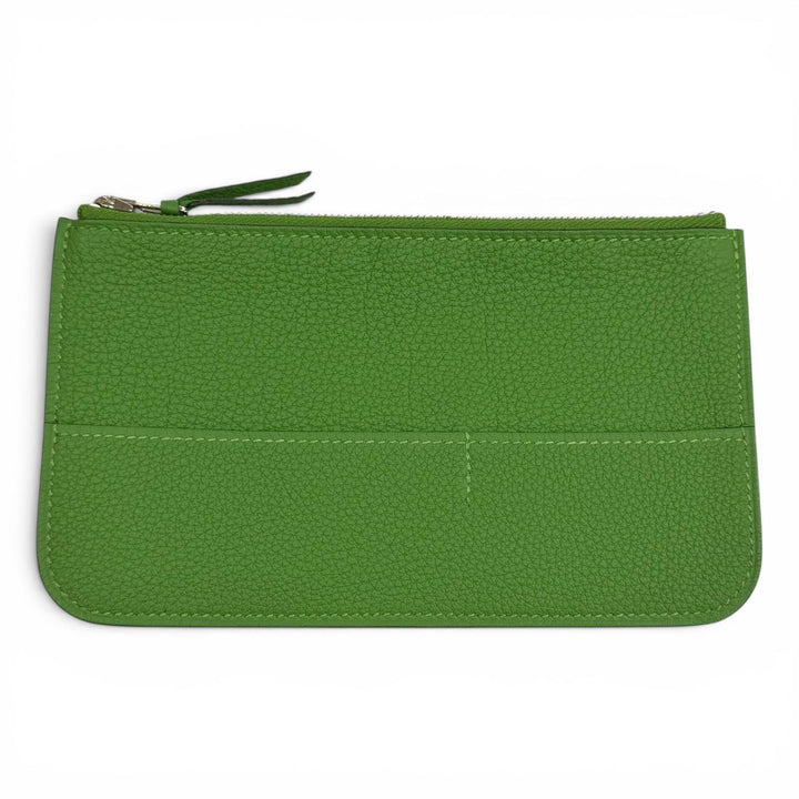 美品★HERMES エルメス ドゴン GM デュオ バンブー トゴ シルバー金具 セリエ金具 長財布 ロングウォレット B刻印 仏製 レディース 箱付