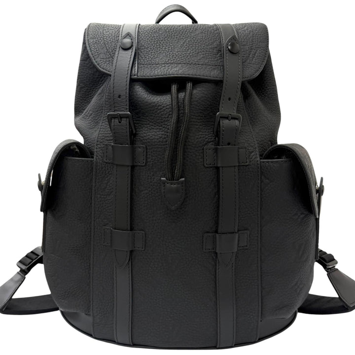 美品□LOUIS VUITTON ルイヴィトン M20899 クリストファーPM モノグラムトリヨン レザー リュックサック フランス製 メンズ 定価605000円