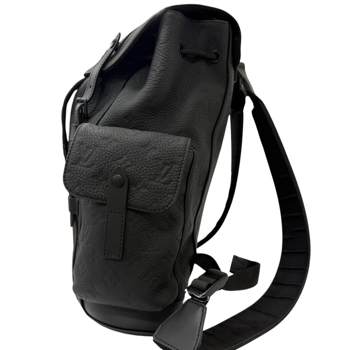 美品□LOUIS VUITTON ルイヴィトン M20899 クリストファーPM モノグラムトリヨン レザー リュックサック フランス製 メンズ 定価605000円