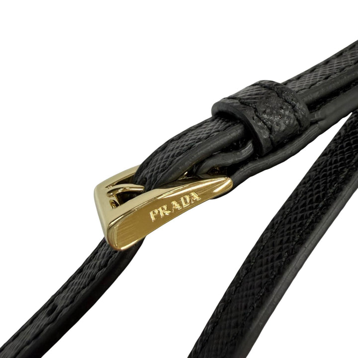 極美品☆PRADA プラダ 1NS693 トライアングルロゴ Re-Nylon サーフプリント リストレット付 化粧ポーチ ブルー イタリア製 箱付き