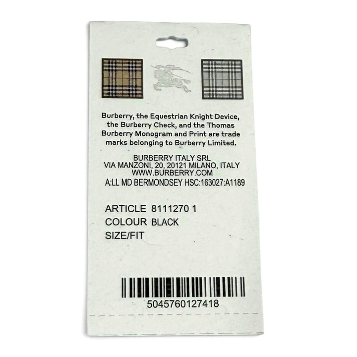 極美品★BURBERRY バーバリー 8111270 バーモンジー チェック ミディアム レザー 2WAY ハンドバッグ ブラック レディース 保存袋付き