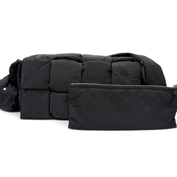 美品□BOTTEGAVENETA ボッテガヴェネタ 749878 ナイロン イントレチャート パデット テック カセット ショルダーバッグ ボディバッグ