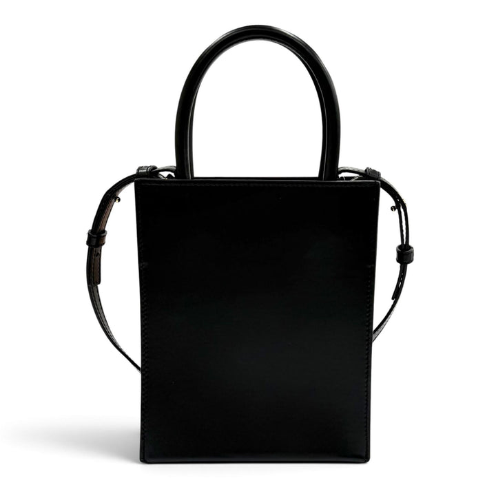 極美品★LOEWE ロエベ A933S30X01 スタンダード A5 トート レザー 2WAY ショルダーバッグ ブラック スペイン製 レディース