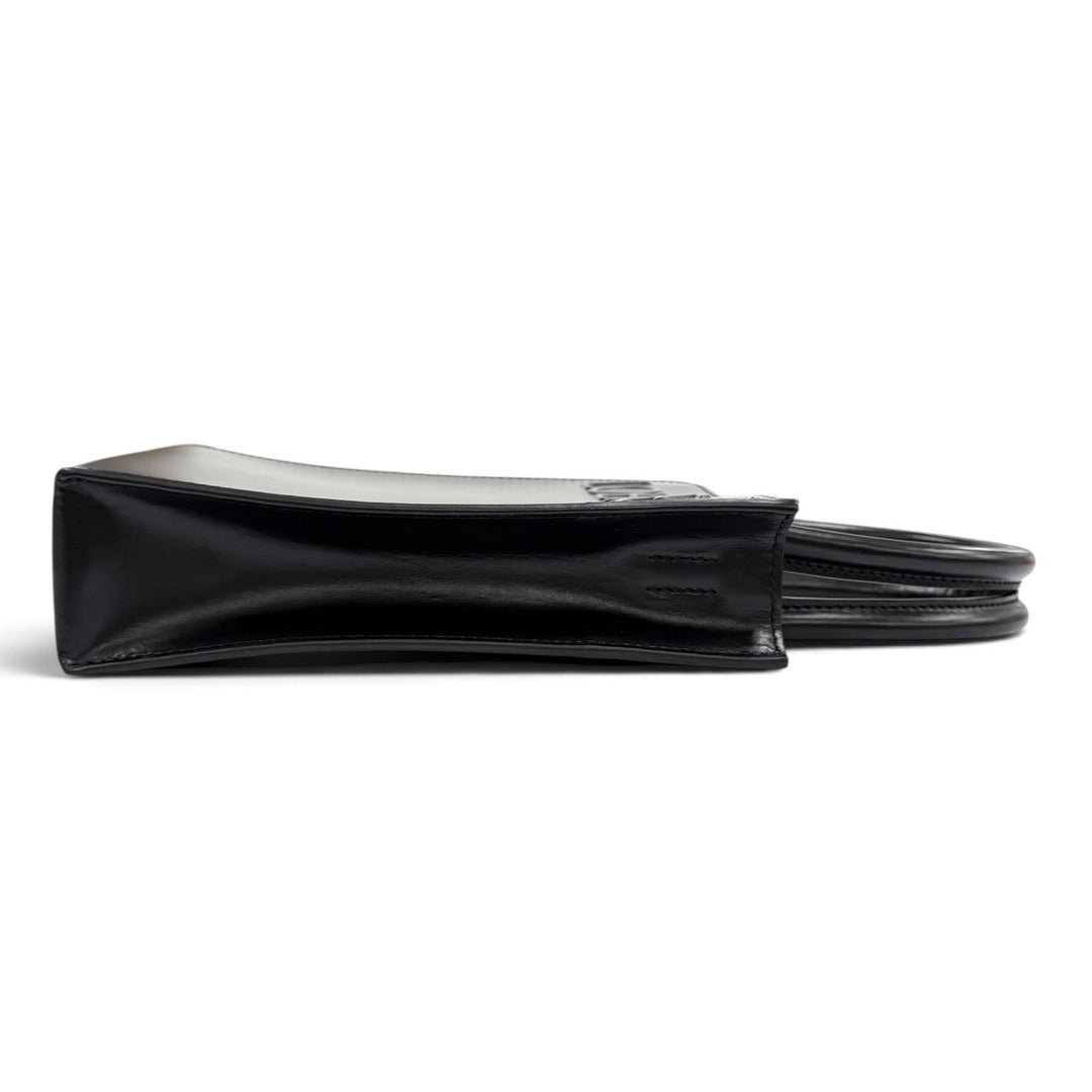極美品★LOEWE ロエベ A933S30X01 スタンダード A5 トート レザー 2WAY ショルダーバッグ ブラック スペイン製 レディース