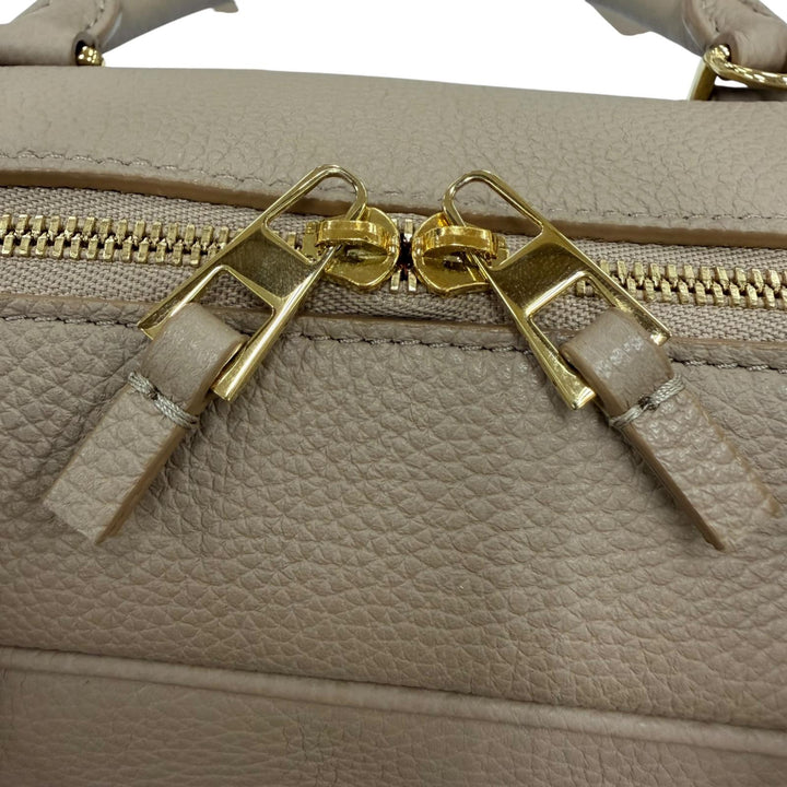 美品☆LOEWE ロエベ A039N08X08 アマソナ28 アナグラム刻印 ソフトグレインカーフ 2WAYショルダーバッグ ハンドバッグ ベージュ 保存袋付