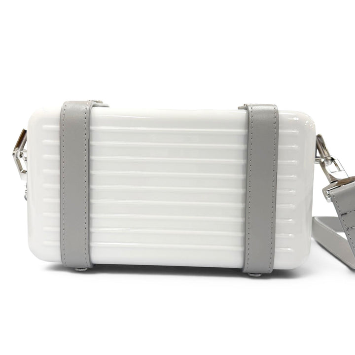 極美品▼RIMOWA リモワ 89011660 パーソナル ポリカーボネート レザー クロスボディバッグ ショルダーバッグ 定価205700円 保存袋付き