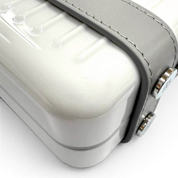 極美品▼RIMOWA リモワ 89011660 パーソナル ポリカーボネート レザー クロスボディバッグ ショルダーバッグ 定価205700円 保存袋付き