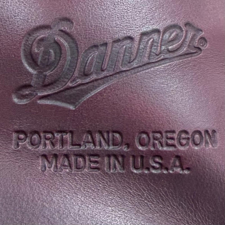 未使用品▼Danner ダナー 31524 MOUNTAIN LIGHT H マウンテンライト レザー PLUM HORWEEN ホーウィン社製レザー ブーツ 8 USA製 箱付き