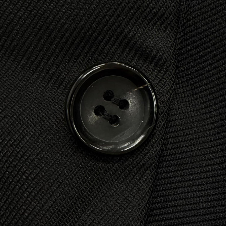 美品★COMME des GARCONS コムデギャルソン 22AW GJ-J018 BLACK ROSE 縮絨 燕尾 コート アウター ブラック S 日本製 正規品 レディース