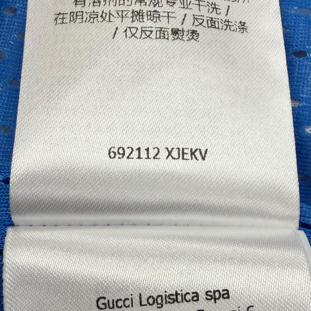 極美品▼GUCCI adidas グッチ アディダス 692112 ウェブライン ロゴ総柄 ZIPUP ブルゾン トラックジャケット レッド ネイビー XL 正規品