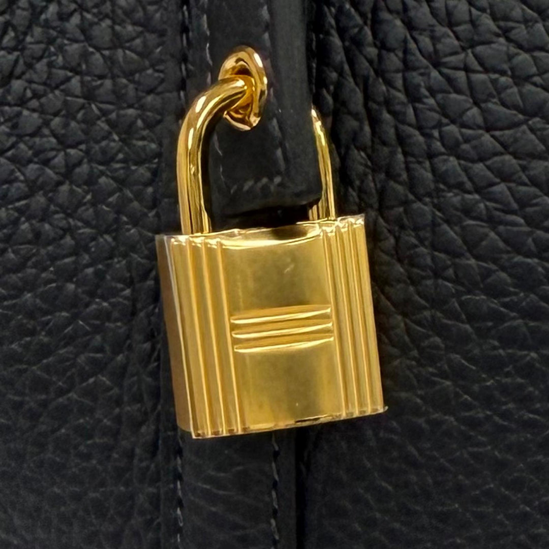 未使用品★HERMES エルメス ピコタンロック PM 18 キャバン トリヨンクレマンス ゴールド金具 ハンドバッグ K刻印 仏製 箱・保存袋付き