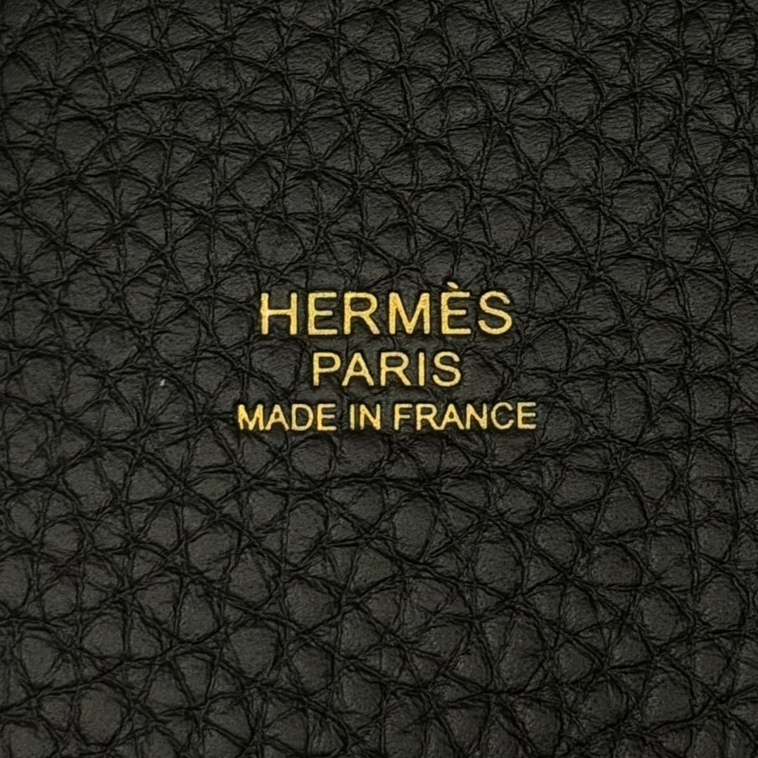 未使用品★HERMES エルメス ピコタンロック PM 18 キャバン トリヨンクレマンス ゴールド金具 ハンドバッグ K刻印 仏製 箱・保存袋付き