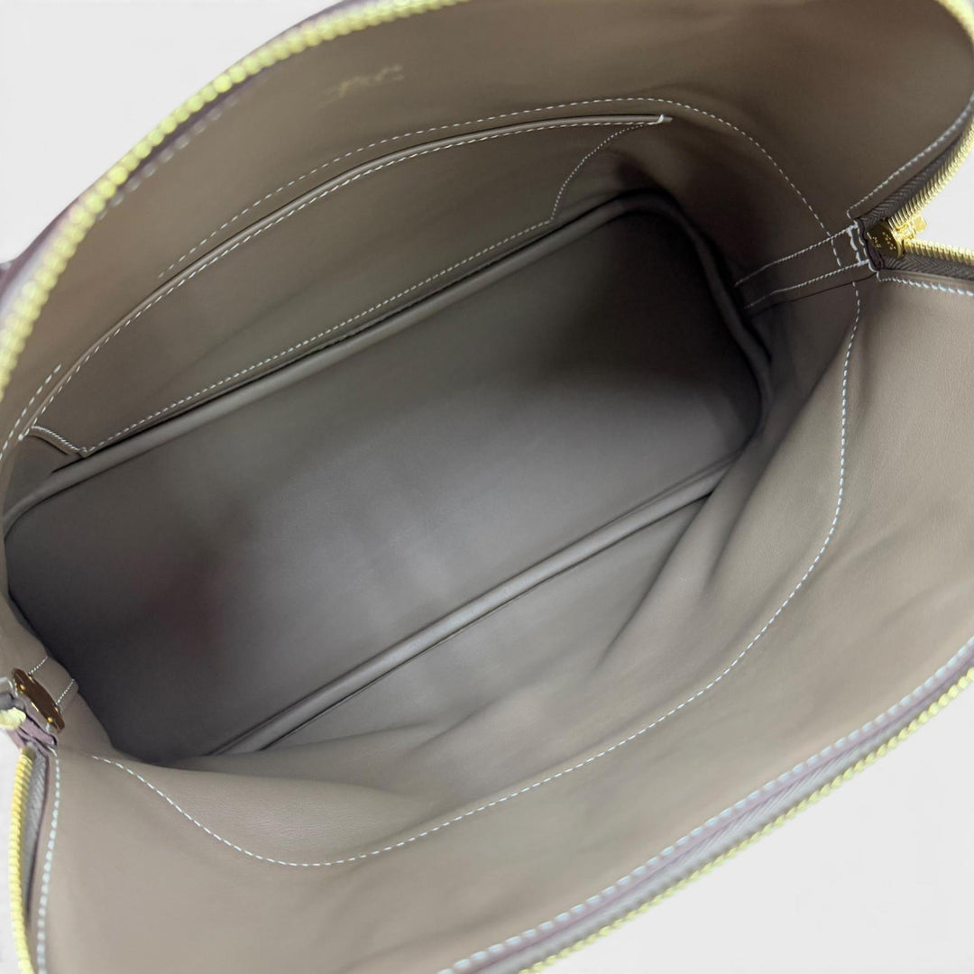 未使用品☆HERMES エルメス ボリード 31 トリヨンクレマンス エトゥープ ゴールド金具 ハンドバッグ Y刻印 フランス製 箱・保存袋付き