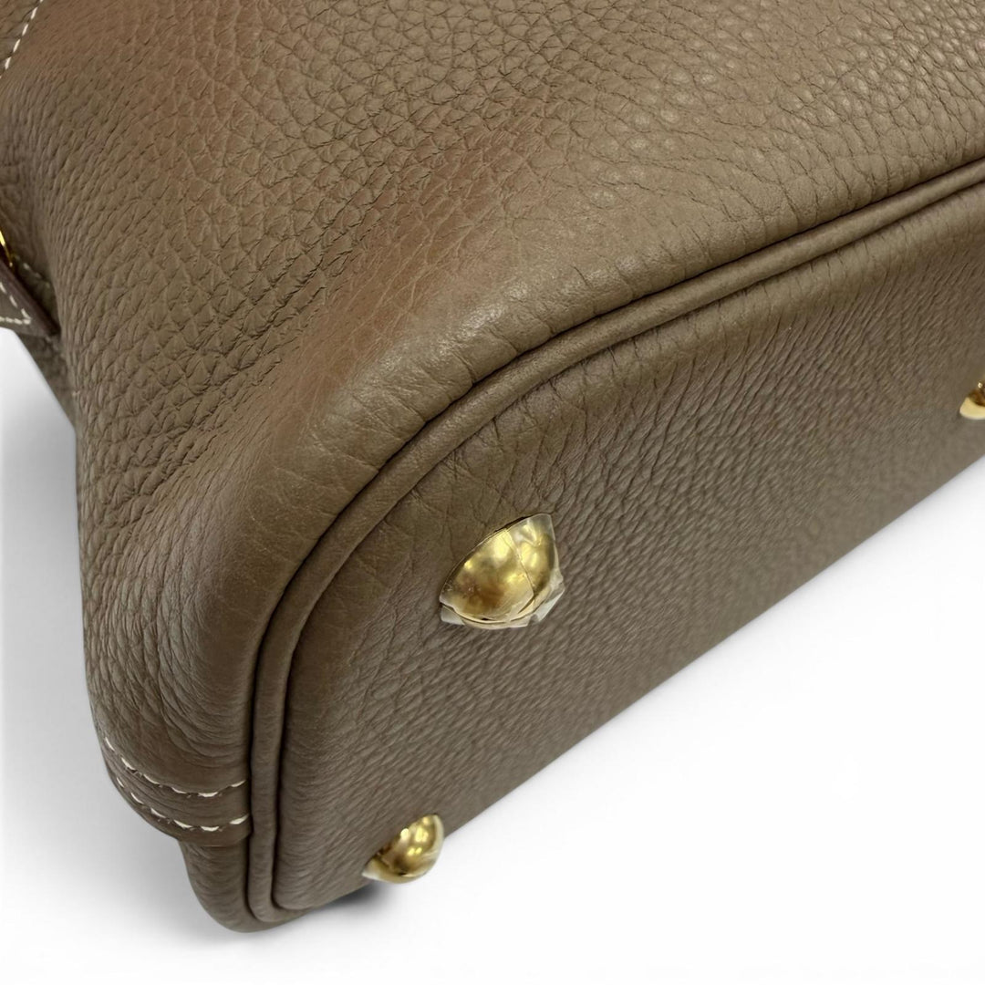 未使用品☆HERMES エルメス ボリード 31 トリヨンクレマンス エトゥープ ゴールド金具 ハンドバッグ Y刻印 フランス製 箱・保存袋付き
