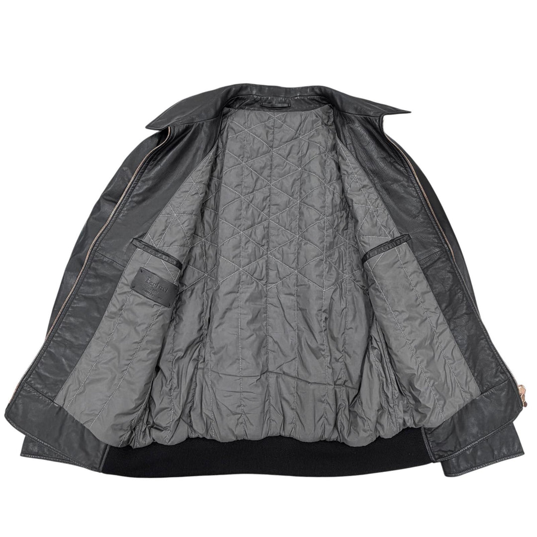 極美品◇Berluti Scott Campbell ベルルッティ スコット キャンベル 16AW ハイダー アッカーマン期 刺繍 レザージャケット A52 正規品