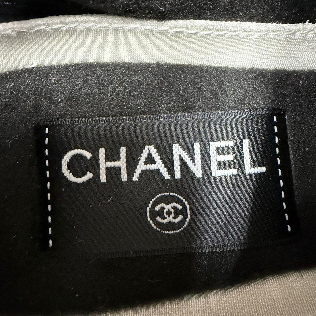 極美品☆CHANEL シャネル G45996 ココマーク レースアップ レザー ローカットスニーカー ブラック 37 イタリア製 レディース